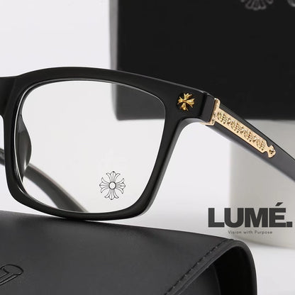 Square-Frame Chrome Hearts Glasses – 4 Colors