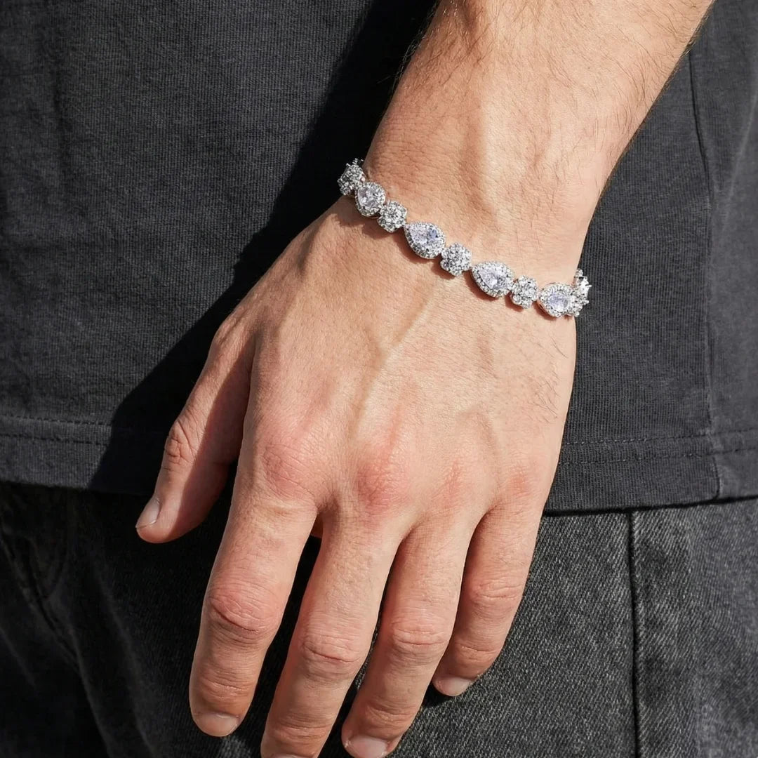 Sakura Drop Bracelet - Silver