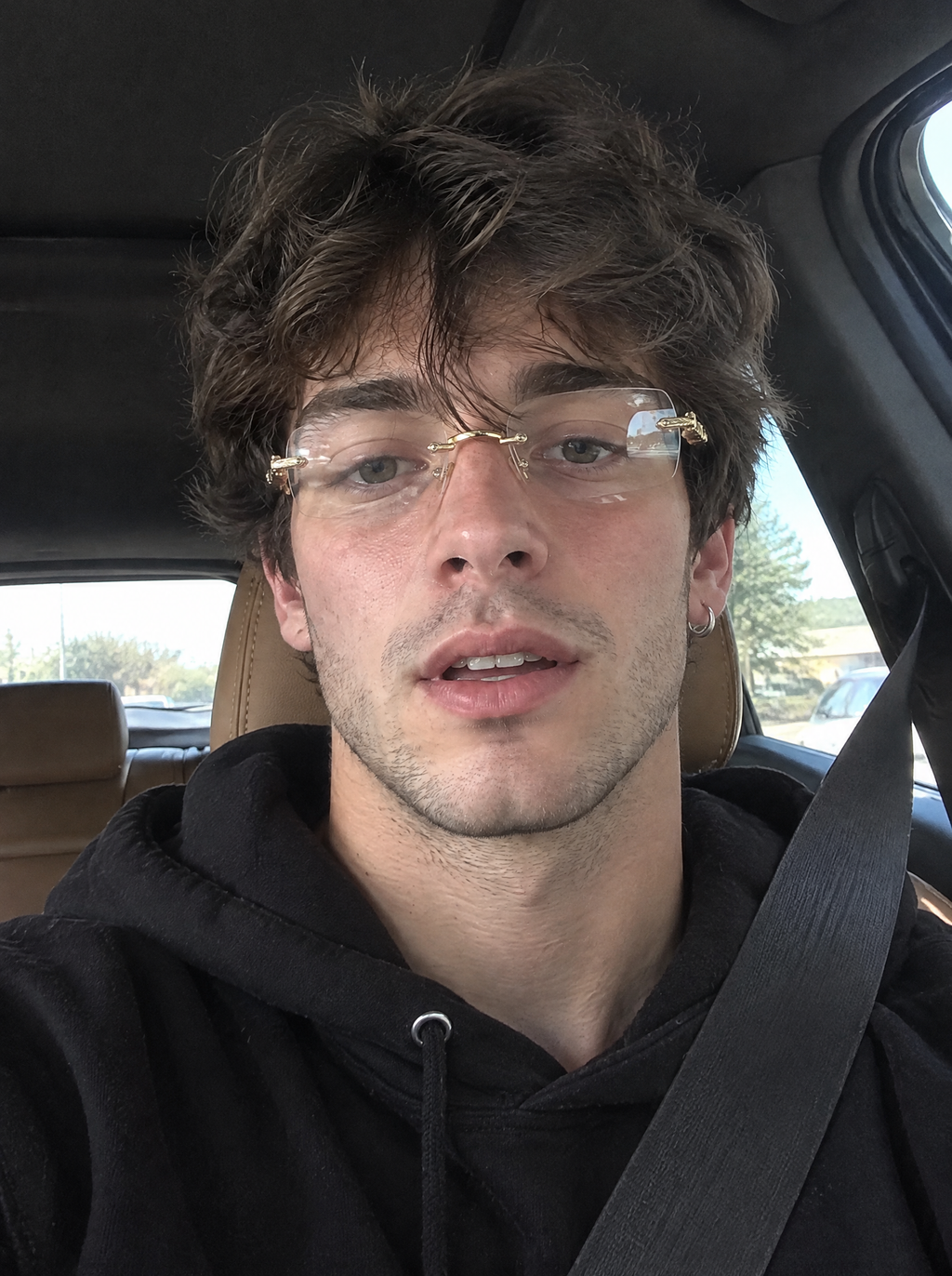 Lugano glasses worn