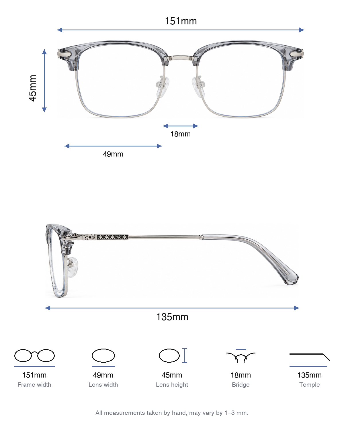 Verona size and fit measurements